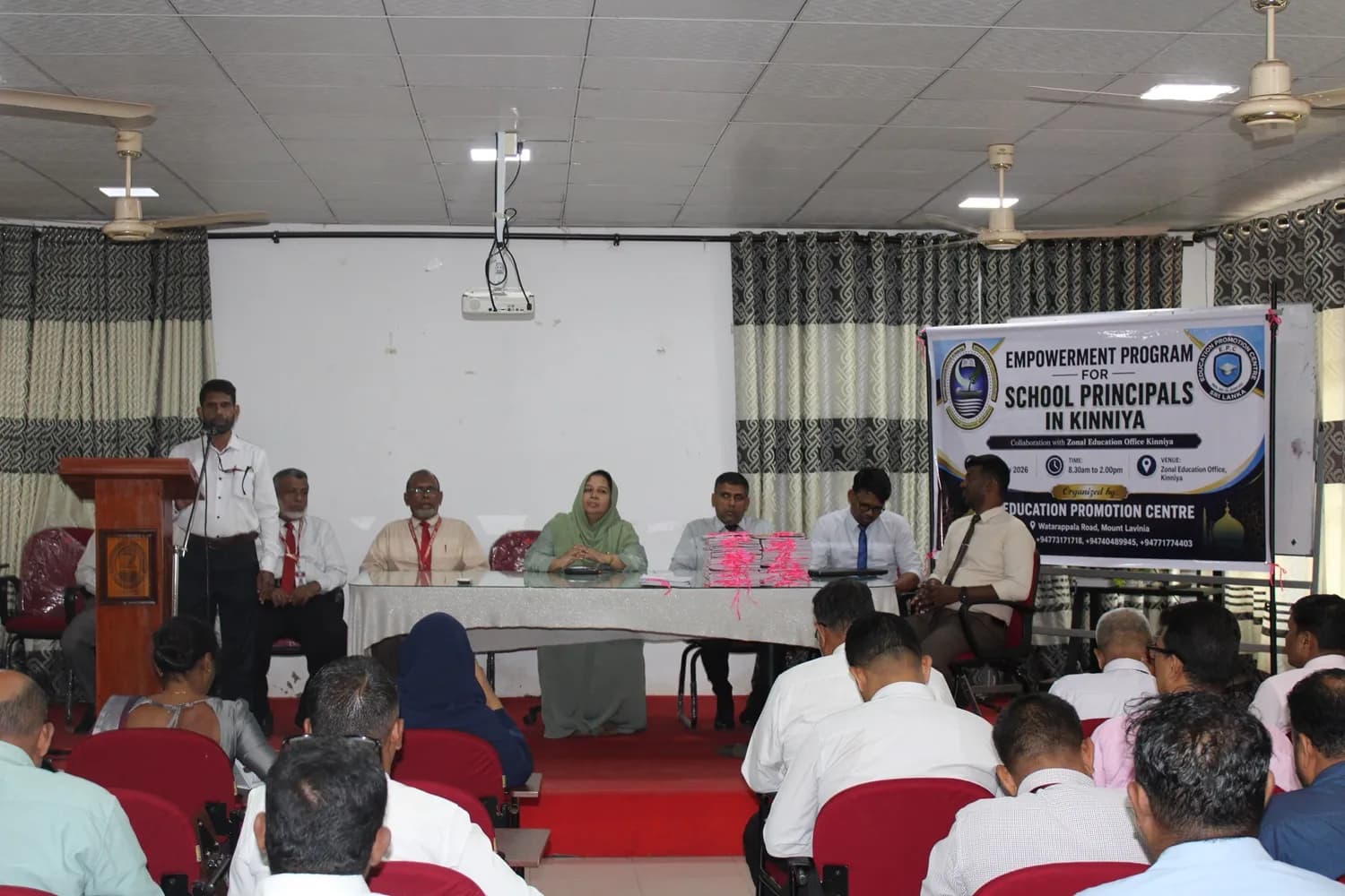 AWARNESS AND TRAINING PROGRAM FOR SCHOOL PRINCIPALS AND ARABIC LANGUAGE TEACHERS IN ZONAL EDUCATION OFFICE, KINNIYA IN JULY 2026